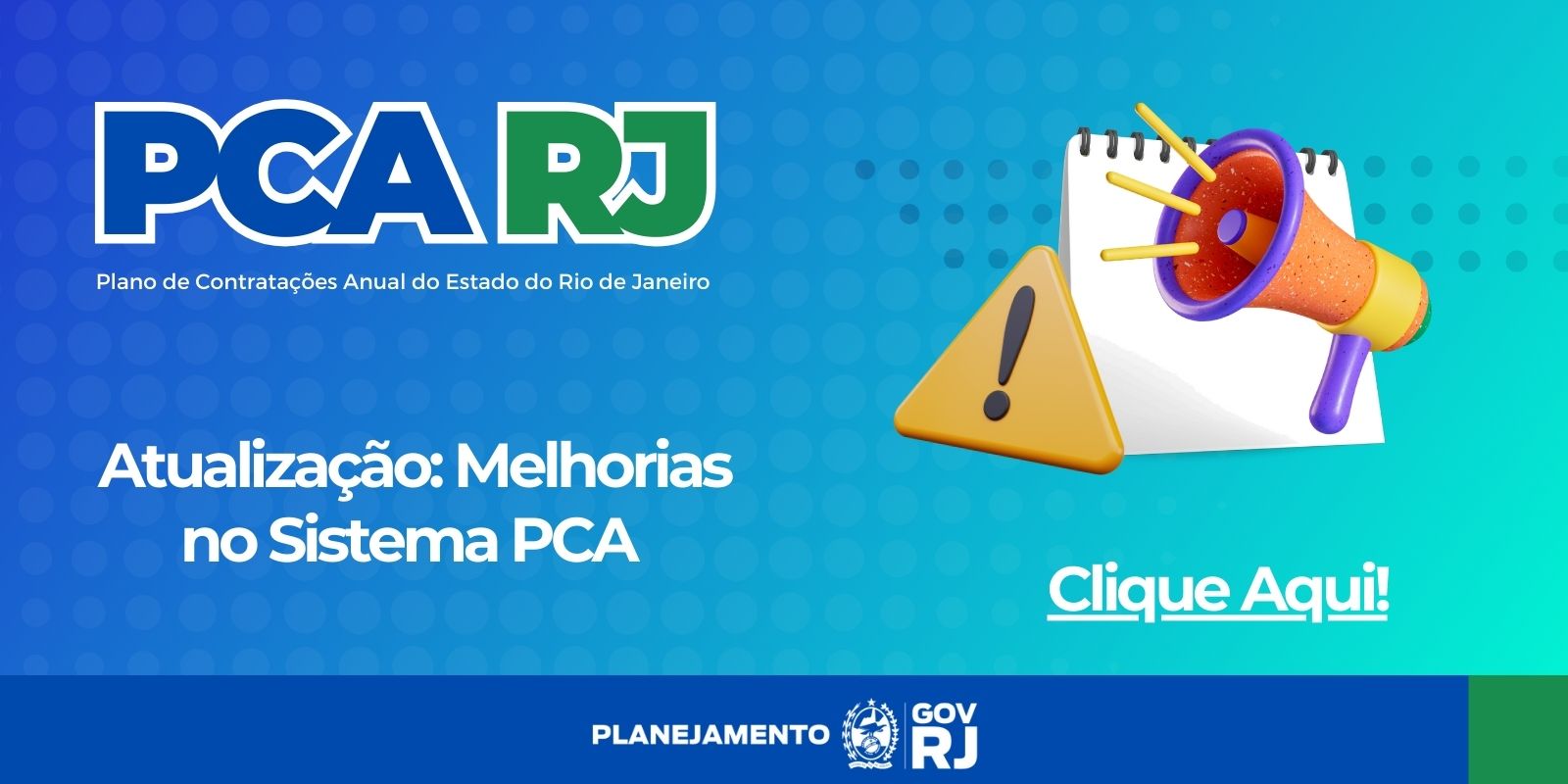 INFORME Nº 02/2024 ATUALIZAÇÃO – MELHORIAS NO SISTEMA PCA